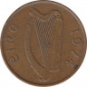 Монета. Ирландия. 1 пенни 1974 год. ав.