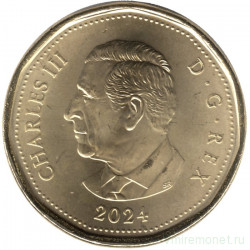 Монета. Канада. 1 доллар 2024 год. 