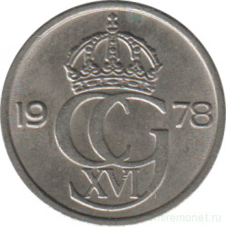 Монета. Швеция. 10 эре 1978 год.