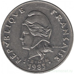 Монета. Французская Полинезия. 50 франков 1985 год.