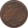 Монета. Австро-Венгерская империя. 1 геллер 1894 год. рев.