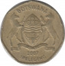 Монета. Ботсвана. 1 пула 2007 год. ав.