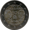 Аверс. Монета. Германия. 2 евро 2013 год. 50 лет Елисейскому договору (F).