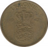 Монета. Дания. 1 крона 1947 год. Новый тип. ав.