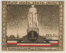 Бона. Нотгельд. Германия. Гамбург. Неделя культуры и спорта. 1 марка 1921 год. 539.3.3. рев.