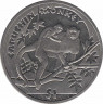 Монета. Сьерра-Леоне. 1 доллар 2009 год. Капуцин. ав.