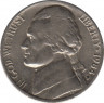 Монета. США. 5 центов 1984 год. Монетный двор P. ав.