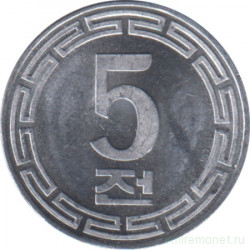 Монета. Северная Корея. 5 чон 1959 год.