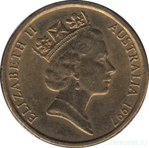 Монета. Австралия. 2 доллара 1997 год.