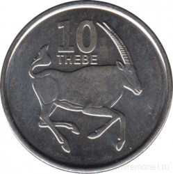 Монета. Ботсвана. 10 тхебе 2013 год.