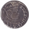 Монета. Польша. 3 гроша 1586 год. Стефан Баторий. (Рига).