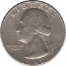  Монета. США. 25 центов 1980 год. Монетный двор D. ав.