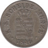 Монета. Королевство Саксония (Германский союз). 1 грошен (10 пфеннигов) 1846 год. ав.