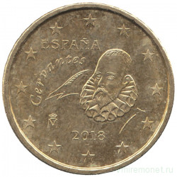 Монета. Испания. 10 центов 2018 год. 