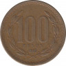 Монета. Чили. 100 песо 1995 год. ав.