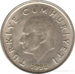 Монета. Турция. 50000 лир 1998 год.