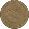 Монета. Центральноафриканский экономический и валютный союз (ВЕАС). 10 франков 1984 год. ав.