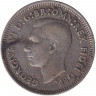 Монета. Австралия. 6 пенсов 1951 год. PL.
