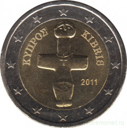 Монеты. Кипр. Набор евро 8 монет 2011 год. 1, 2, 5, 10, 20, 50 центов, 1, 2 евро.