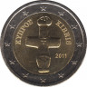 Монеты. Кипр. Набор евро 8 монет 2011 год. 1, 2, 5, 10, 20, 50 центов, 1, 2 евро. ав.