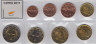 Монеты. Кипр. Набор евро 8 монет 2011 год. 1, 2, 5, 10, 20, 50 центов, 1, 2 евро. ав.