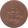 Монета. Южно-Африканская республика (ЮАР). 1 пенни 1926 год. ав.