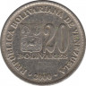 Монета. Венесуэла. 20 боливаров 2000 год. ав.