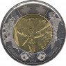 Монета. Канада. 2 доллара 2014 год. 75 лет с начала Второй мировой войны. ав.