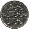 Монета. Эстония. 20 сенти 1999 год. ав