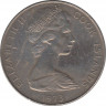 Монета. Острова Кука. 1 доллар 1973 год. ав.