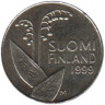 Аверс. Монета. Финляндия. 10 пенни 1999 год.