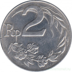 Монета. Индонезия. 2 рупии 1970 год.