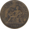 Монета. Франция. 2 франка 1925 год. ав.