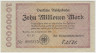 Банкнота. Германия. Веймарская республика. Немецкие железные дороги.  10 миллионов марок 1923 год. ав.