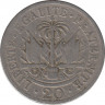 Монета. Гаити. 20 сантимов 1907 год. рев.