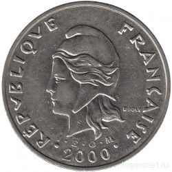 Монета. Французская Полинезия. 50 франков 2000 год.