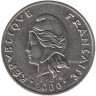 Монета. Французская Полинезия. 50 франков 2000 год.