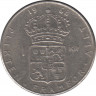 Монета. Швеция. 1 крона 1968 год (медно-никелевый сплав). ав.