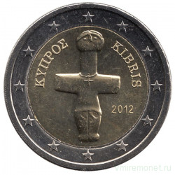 Монеты. Кипр. Набор евро 8 монет 2012 год. 1, 2, 5, 10, 20, 50 центов, 1, 2 евро.