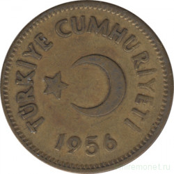 Монета. Турция. 25 курушей 1956 год.