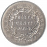 Монета. Боливия. 20 сентаво 1881 год.