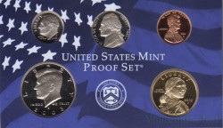Монета. США. Годовой набор 2003 год. Монетный двор S.