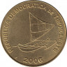 Монета. Восточный Тимор. 25 сентаво 2006 год. ав.