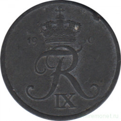 Монета. Дания. 1 эре 1950 год.