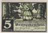 Бона. Нотгельд. Германия. Город Беннекенштайн. 5 пфеннигов 1921 год. Вариант 73.1.1.  ав.