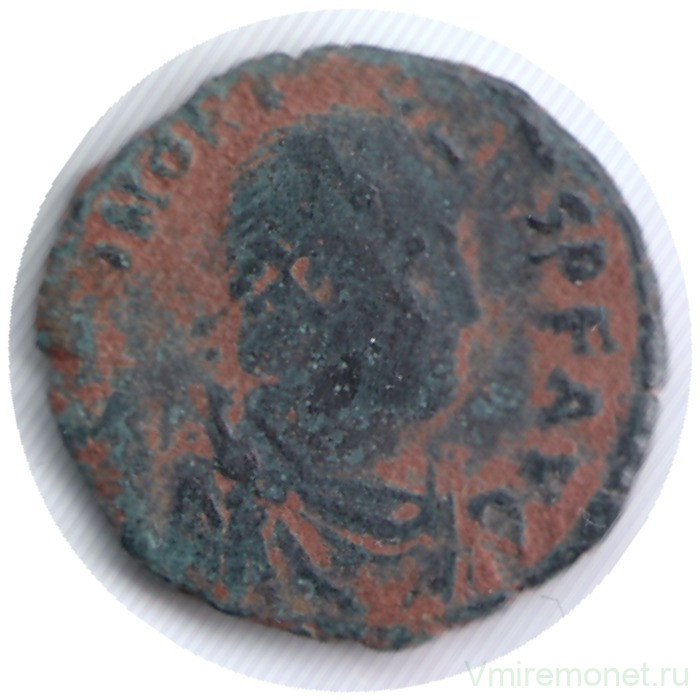 Монета. Римская империя. Фолис (395-423 гг) Гонорий. №34