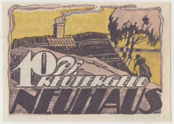 Бона. Нотгельд. Германия. Курорт Нойхауз. 10 пфеннигов 1922 год. Вариант 942.1.1.