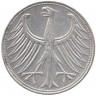 Монета. ФРГ. 5 марок 1951 год. Монетный двор - Мюнхен (D). 