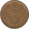 Монета. Южно-Африканская республика (ЮАР). 10 центов 2006 год. ав.