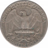 Монета. США. 25 центов 1950 год. Монетный двор D. рев.